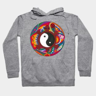 Psychedelic Yin Yang Turtle Hoodie